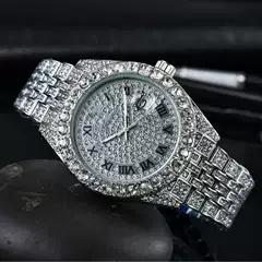 Factory C's Best-Selling Laojia Series Full Diamond Five-Stem Starry Sky Dial Trendy Forest-Style Watch Manufacturer Offers One-Piece Dropshipping