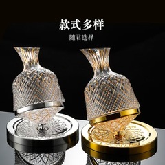 不倒翁デキャンタ家庭用赤ワインカップセット高级感揺れる目覚めワインポット回転ワイン分酒器