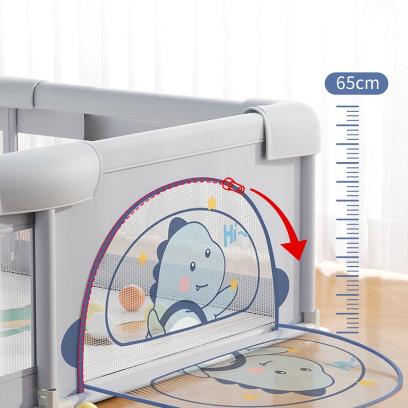 Baby Indoor Household Kidsren's Climbing Mat Game Baby Toddler Protective Fence Fabric Fence Wholesale 1.5*2