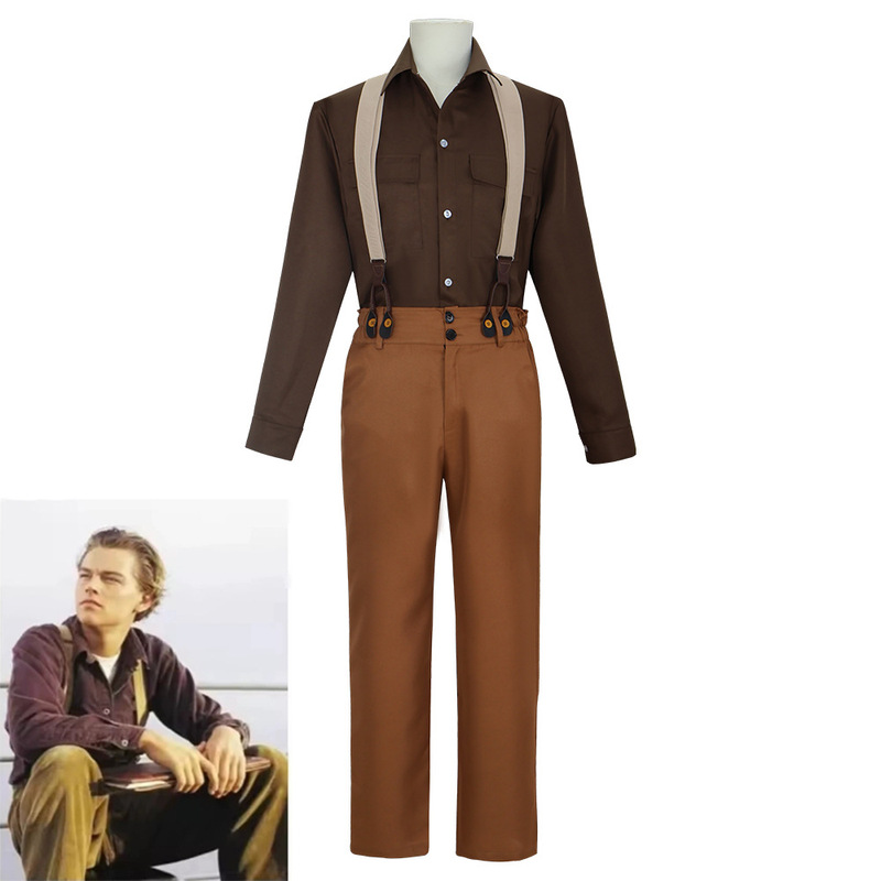S-Titanic Cos Suit Jack Dawson Cosplay Role-Playing Suit Manufacturer Wholesale Retro S-Titanic Cos Suit Jack Dawson Cosplay Role-Playing Suit Manufacturer Wholesale Retro