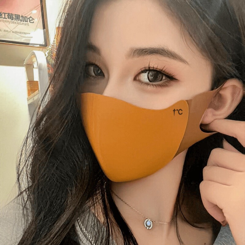 冬季加厚美拉德口罩保暖防风防寒无痕显脸小百搭可水洗护眼角面罩|undefined