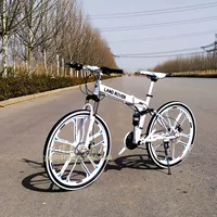 Land Rover Mountain Bike Портативный двойной дисковый тормоз двойной амортизирующий складной велосипед с регулируемой скоростью для мужчин и женщин, велосипед для взрослых