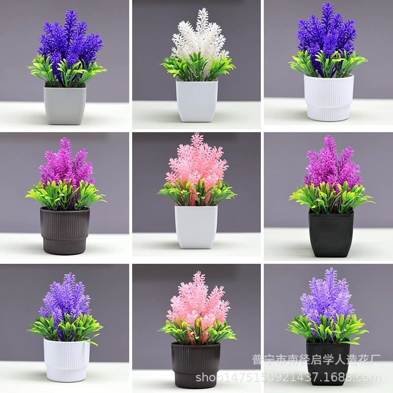 Ins стиль лаванды симулятор букет поддельные цветы гостиная украшения дома цветочный стол пластиковый цветочный орнамент