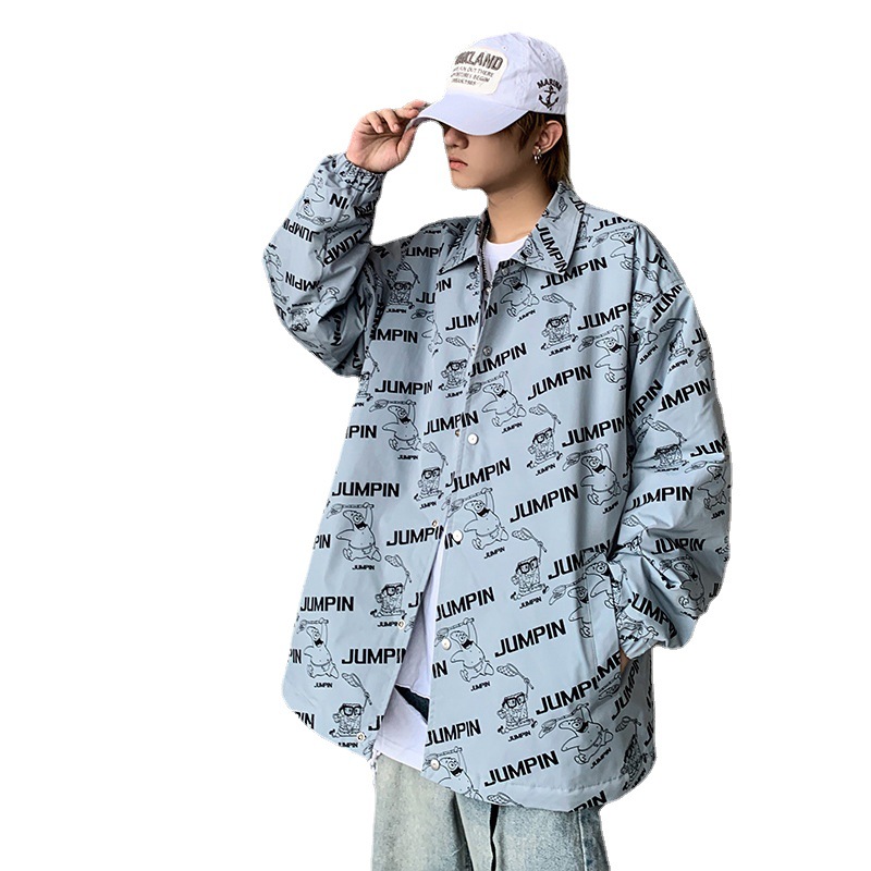 Men's Clothing Men's Wear Tide brand thin cotton jacket winter new men's jacket drop shoulder cotton jacket for men_voghion.com