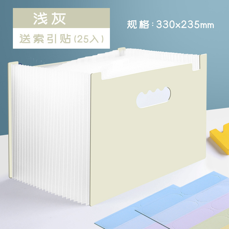 Bolsa de órgano vertical carpeta portátil multicapa retráctil para estudiantes de almacenamiento de gran capacidad para organizar artefactos mágicos