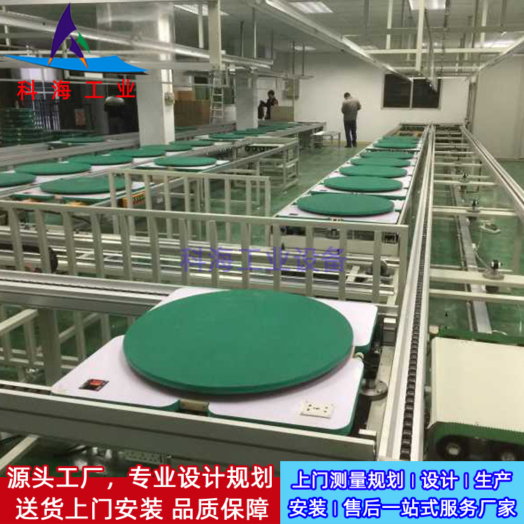 整厂设计规划 净化器倍速链生产线 PACK电池装配老化测试生产线