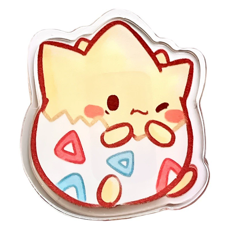 Мультфильм милый акриловый полипропиленовый зажим Treasure Dream Pokemon Snack Clip Двусторонний зажим для ручного счета Офисная папка
