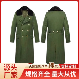 厂家定制棉军大衣 加厚加长款防寒服 民政救灾棉服保暖防风棉大衣