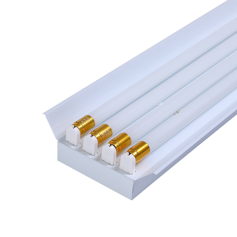 T8 LED multi-Tubo de la lámpara fluorescente conjunto completo soporte de tres tubos de cuatro tubos con cubierta 3*40W engrosada 1,2 m T8 portalámparas 20W