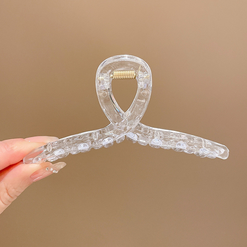 Clip de cabello de alta sensación de gran tamaño para mujeres más agarrar clip de cabello de tiburón en la parte posterior de la cabeza de los productos al por mayor