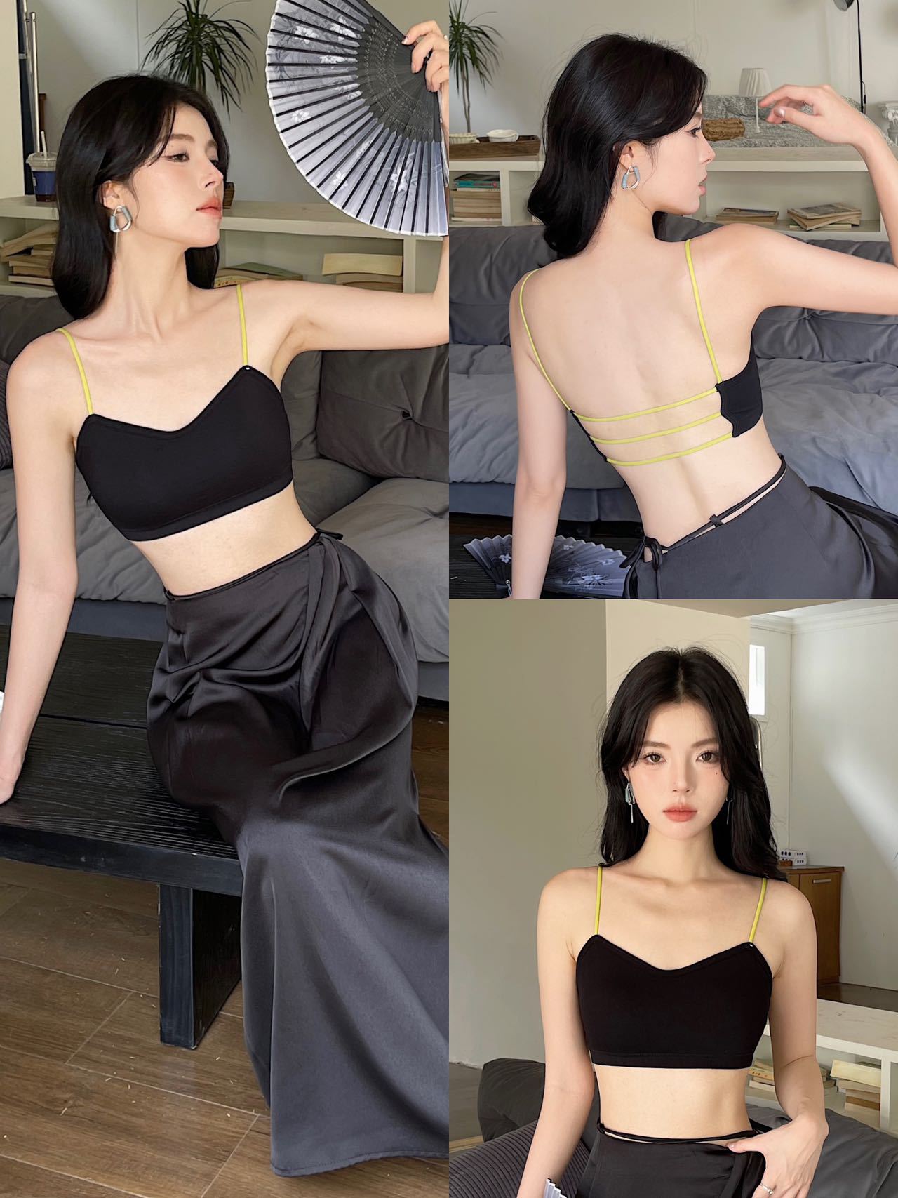 녹색 가장자리 검정색