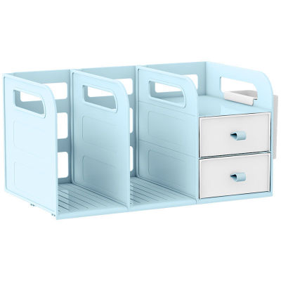 pen container bookshelf one desktop simple and easy storage box drawer to work in an office data Storage rack Assemble Disassemble