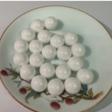 不锈钢304内六角无弹簧固定珠 白色陶瓷珠M3