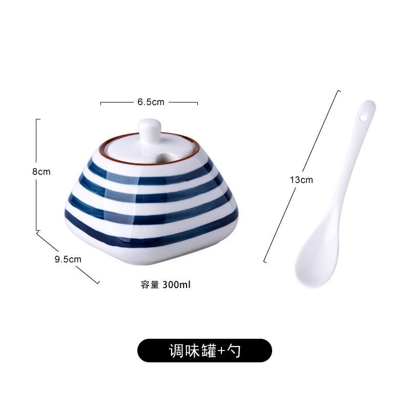 缶セラミックラー油箱オイルボトル和風蓋付き家庭用調味料キッチン調味料瓶調味料ボックス塩瓶チキンエッセンス|undefined