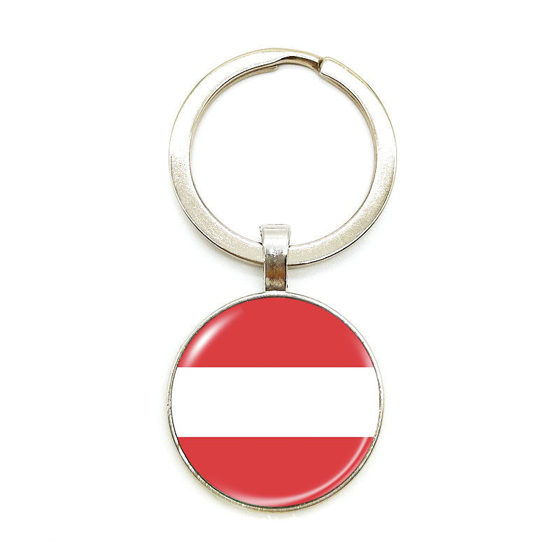 Copa del Mundo 2026 llaverera 48 banderas nacionales insignia colgante Estados Unidos, Canadá, México nuevos productos transfronterizos llaves de metal creativas