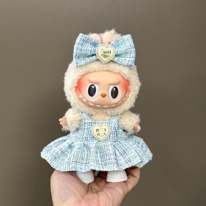 卸売ラブブベビー服 17 センチメートルブラインドボックスペンダント第一世代と第二世代のビニール人形着替えベビー服セット|undefined
