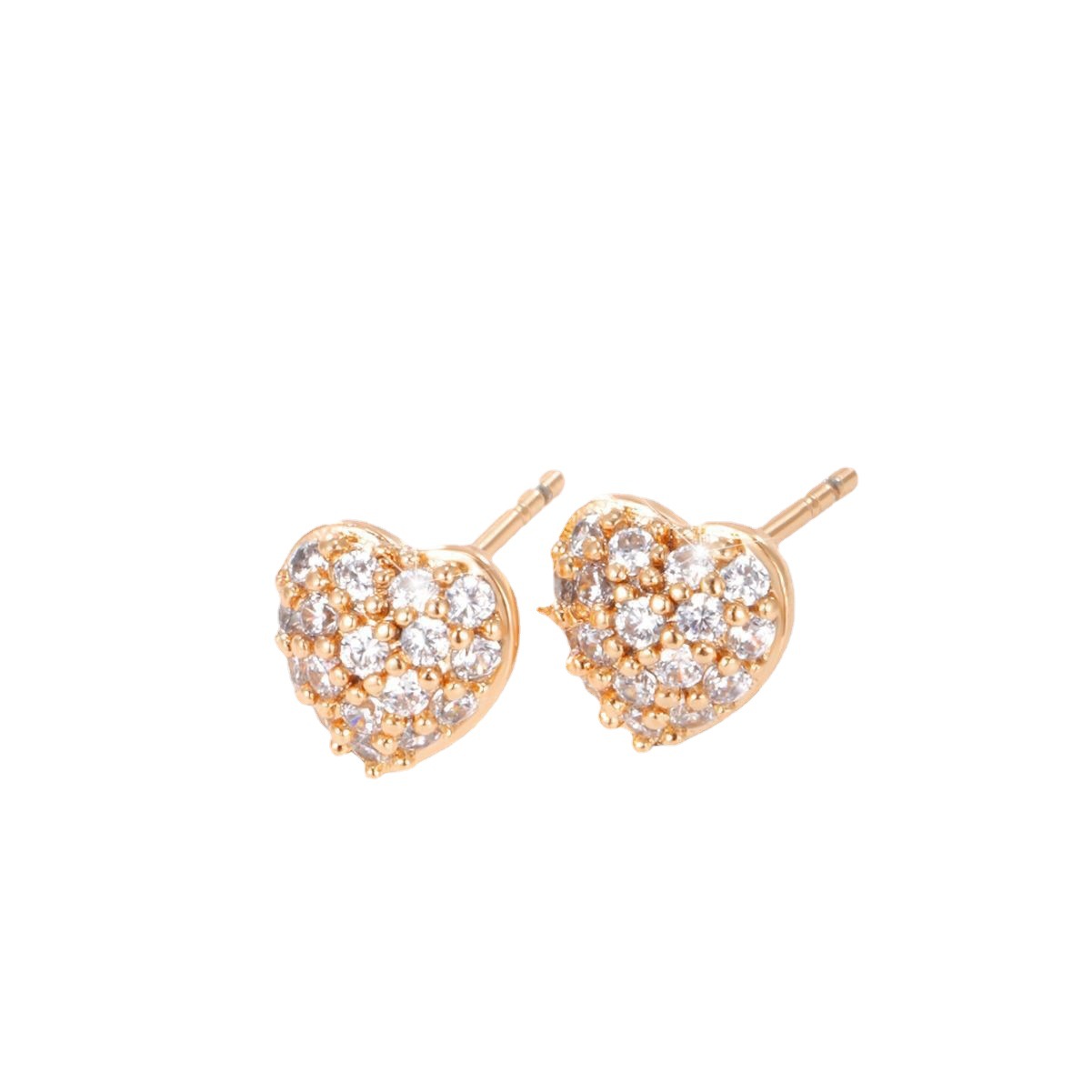 Pendientes encantadores chapados en oro de la aleación del perno prisionero del hueso del oído lindo de la pequeña