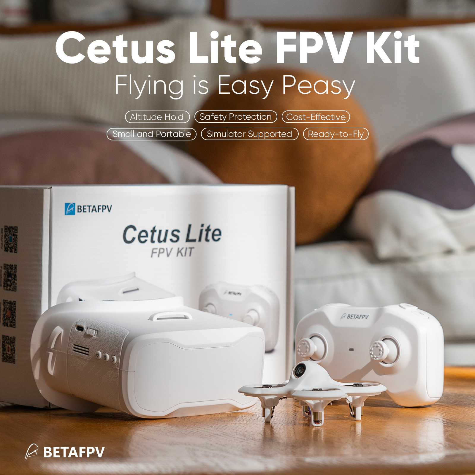 Betafpv Cetus Lite Fpv Flying Machine Brush Entry Remote Control Aircraft Quadcopter