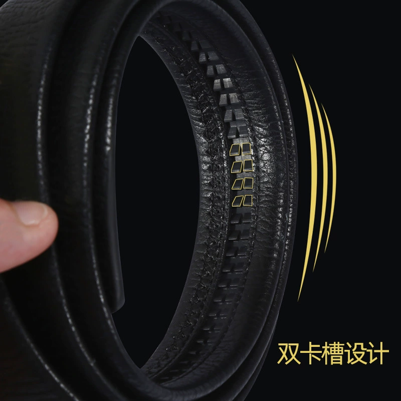Leather belt, trousers, genuine leather, (Physicals)