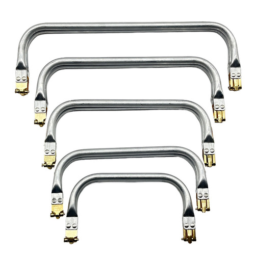 Square aluminum clip box luggage hardware cross clip cloud bag doctor stand bag woven bag mouth clip gold bag clip