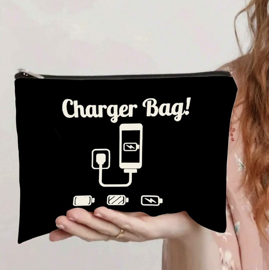 Bolso cosmético para mujer explosivo transfronterizo de Amazon, bolsa de almacenamiento de viaje, bolsa de lavado, fabricante de impresión de doble cara en inglés al por mayor