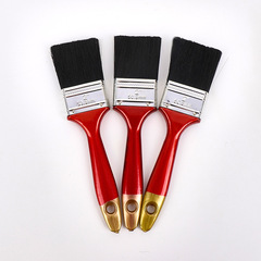 Clear red and gold tail boar bristle brush marine industrial brush barbecue household renovation tool paint brush
