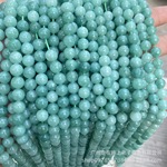 厂家促销天然石优化玉髓圆珠散珠项链手链diy饰品配件半成品批发