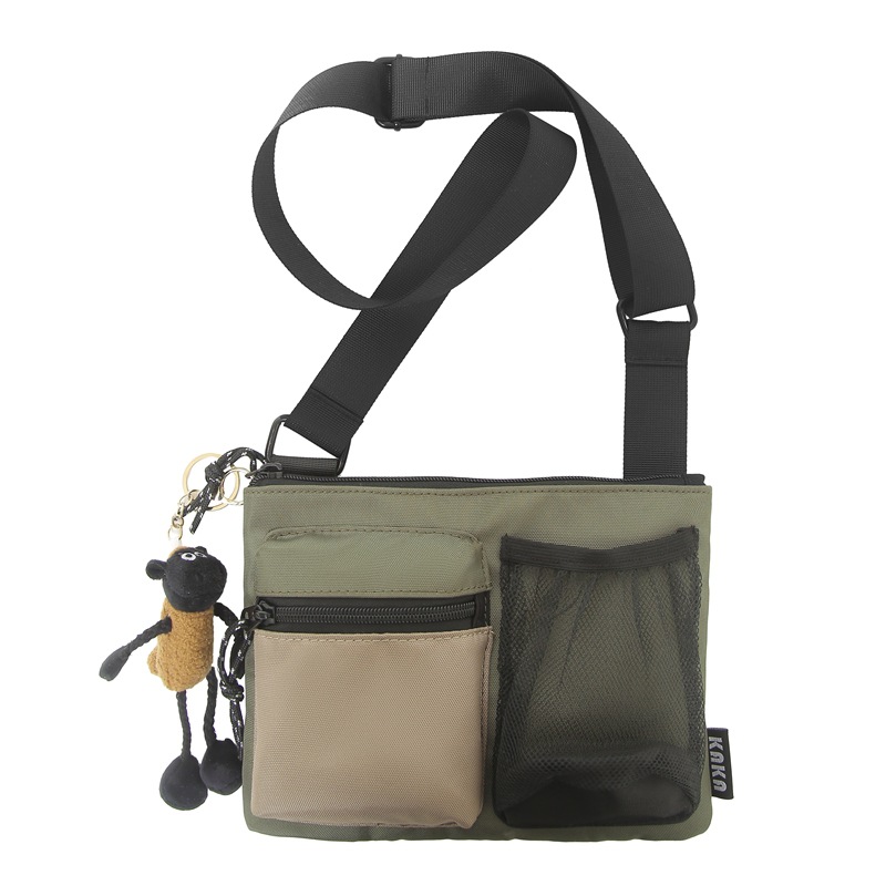 Bolso de hombro transfronterizo de gran capacidad, bolso de correo universal, bolso coreano, bolso de estilo casual, bolso de mano para hombres y mujeres.