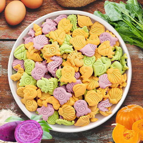 Fumeiwa children's vegetable biscuits wholesale 120g/canned children's leisure food snacks