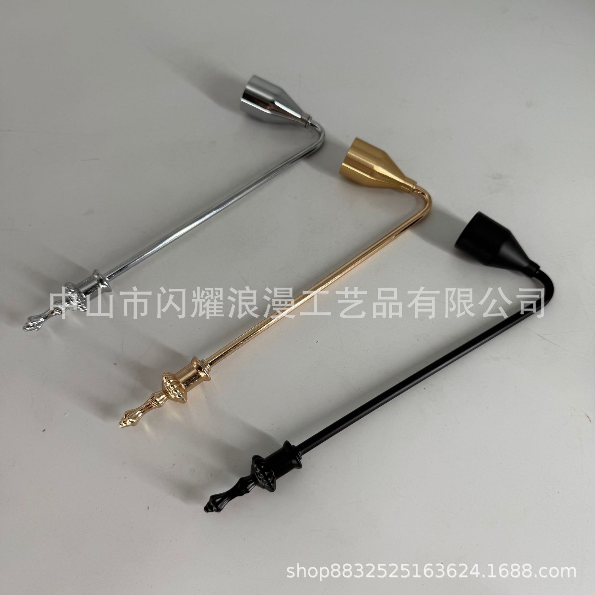 Candelaria transfronteriza metal forjado decoración de decoración de Navidad decoración de bodas artesanía