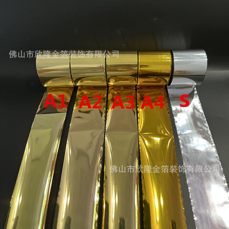 Roll Gold Foil Sticking Buddha Special Gold Foil Roll Powder Bright Thin and Soft Sticking Gold and Platinum Silver Poiling Roll gold foil