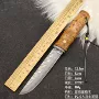 大马士革野营高硬度户外收藏刀