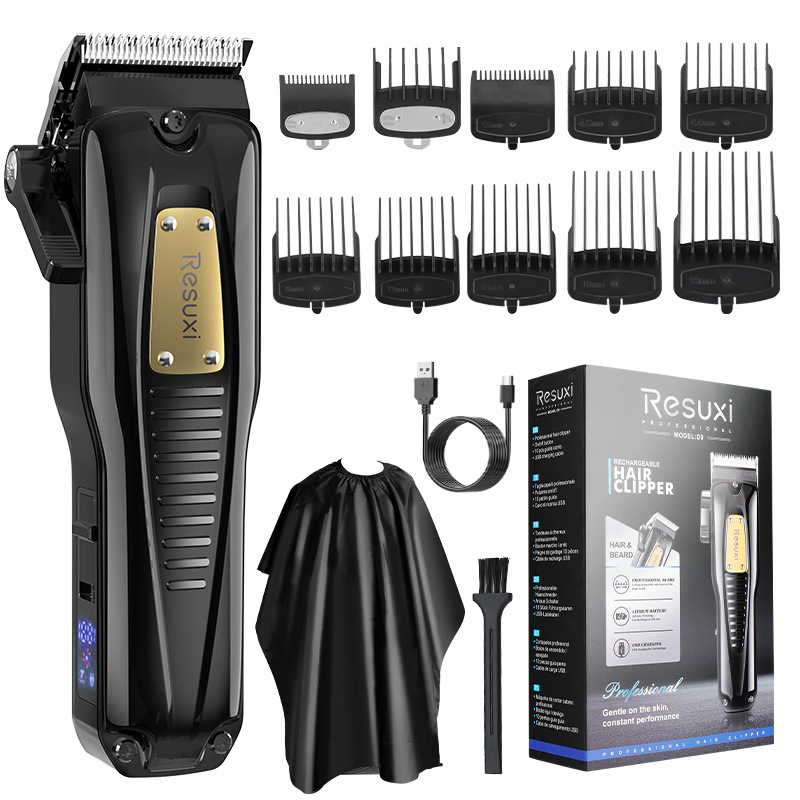 Amazon nuevo de alta potencia peluquería hogar eléctrico cortapelos hombres profesional eléctrico clipper retro aceite cabeza eléctrica clipper