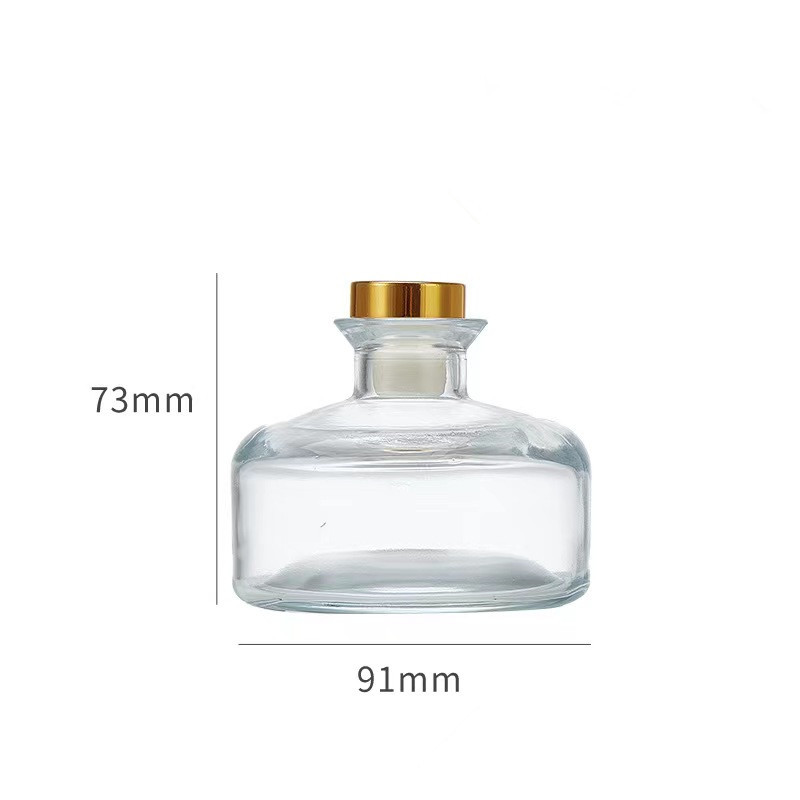 Transparente; botella desnuda con sello de 200ml (sin tapa)