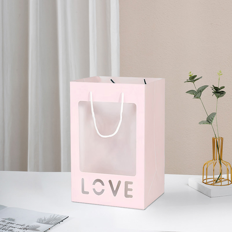 LOVE rosa; pequeño 18*13*25 cm