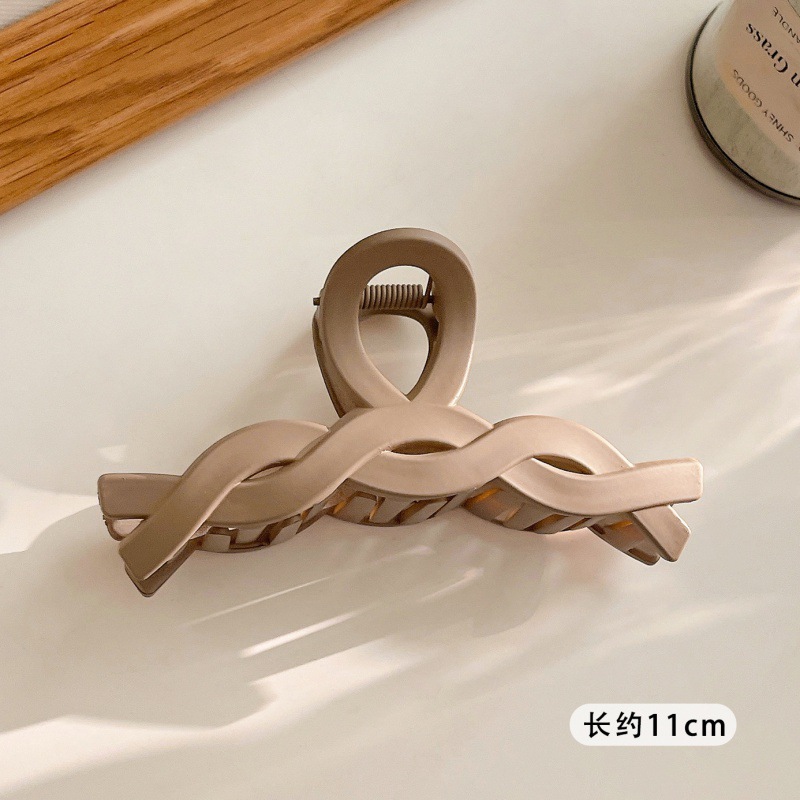 Nuevo clip de celebridad en línea elegante clip de tiburón elegante horquilla de Cabeza trasera grande clip coreano horquilla accesorios para el cabello al por mayor