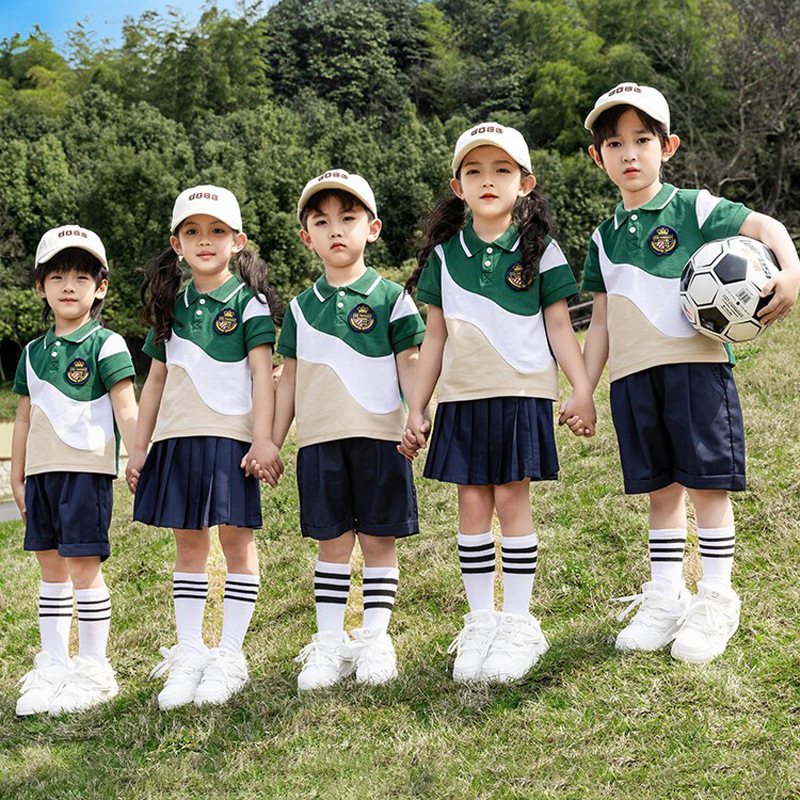 2024春秋幼兒園園服夏季兒童班服運動套裝小學生校服夏裝英新款