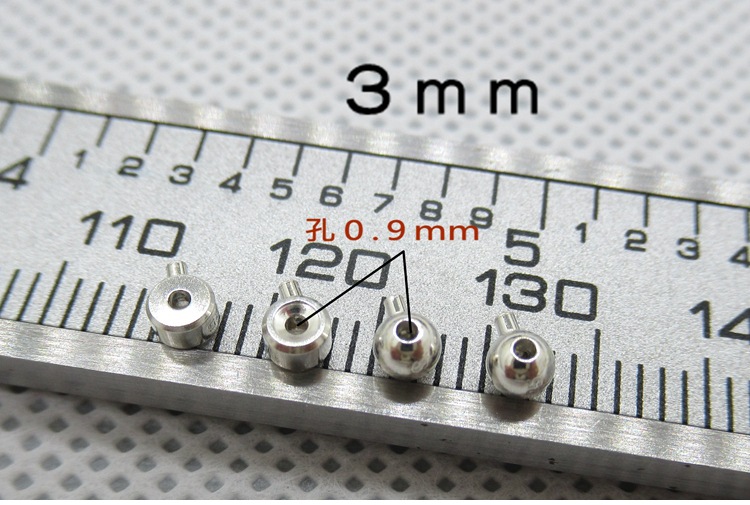 S925 Sterling Silver Cushion Buckle Positioning Bracelet Necklace Thord Fixed Bead DIY Handmade Rope Material Accessories
