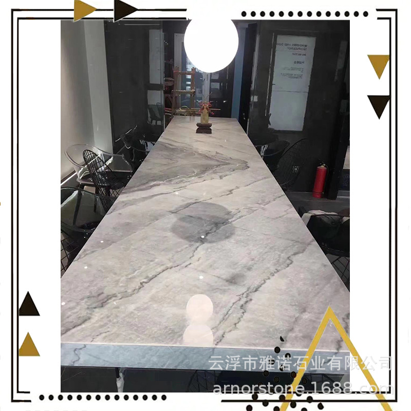 现代简约布鲁斯灰背景地面飘窗台过门槛石台面桌面梯级地面墙面板