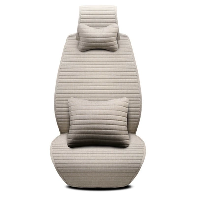 Universal seat cover: All Seasons, with Backrest, Non-Slip - beige-deluxe-edition-ds-d-07-universal-seat-cover-single-seatset