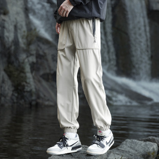 24 Trendy Brand Outdoor Mountain-style Charge Pants Loose Straight Casual Pants Functional Sports Casual Pants Waterproof Mountaineering Pants