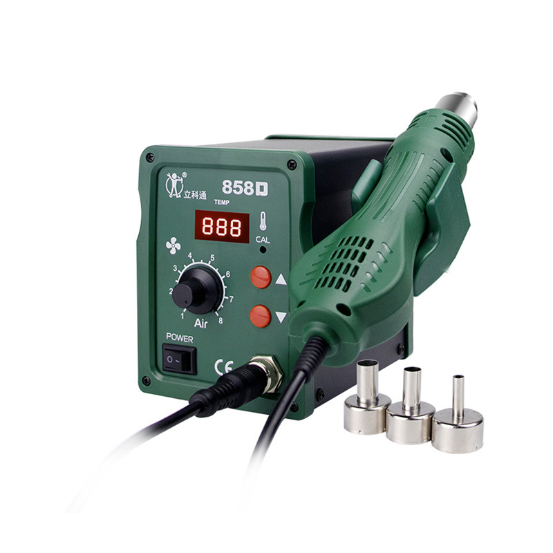 Estación de Desoldadura con Pistola de Aire Caliente 858D con Pantalla Digital