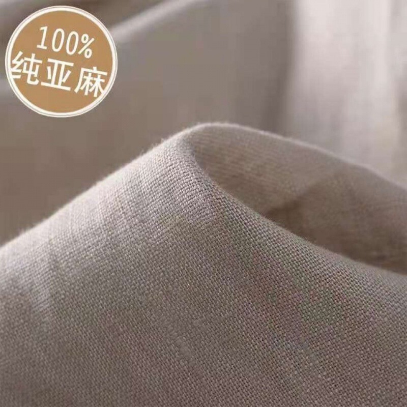 100 Pure Linen Pants Men's Summer Thin Cropped Pants Solid Color All-match Casual Pants Chinese Style Linen Pants Men