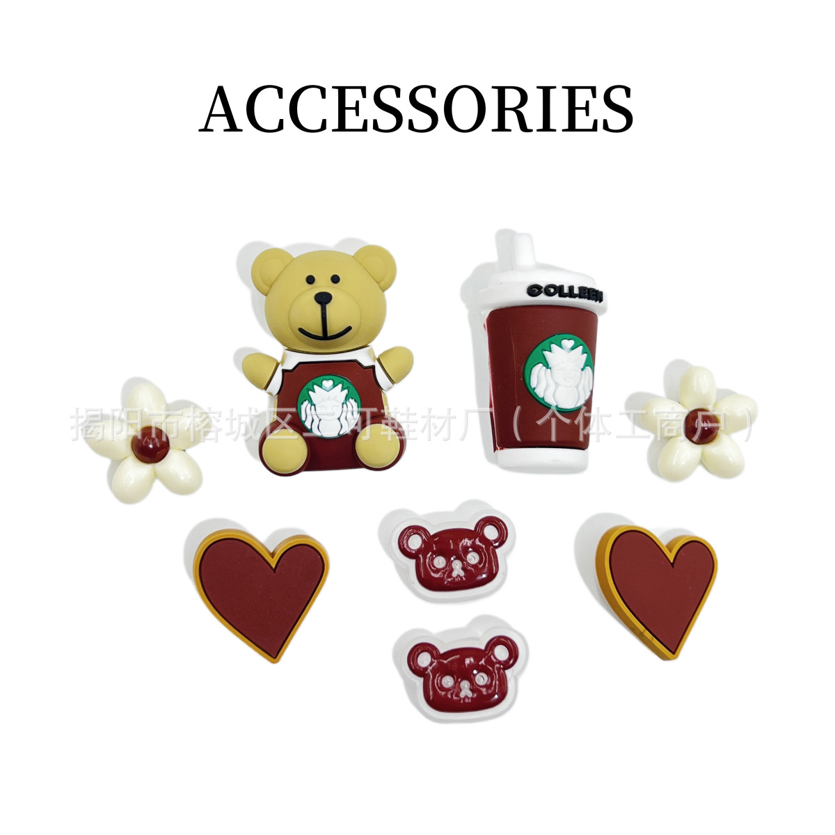 INS primavera nuevo ballet de perla punto de onda arco agujero agujero zapatos de ballet hebilla coreana diy accesorios desmontables