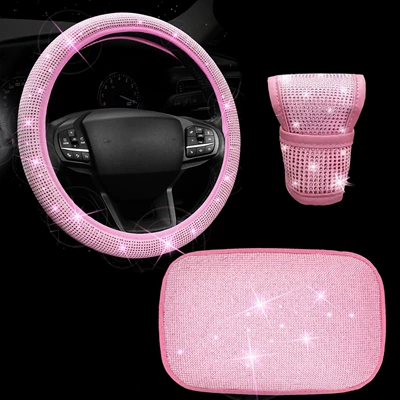 Steering wheel cover | Three-Piece Set Wholesale - all-powder-38cm
