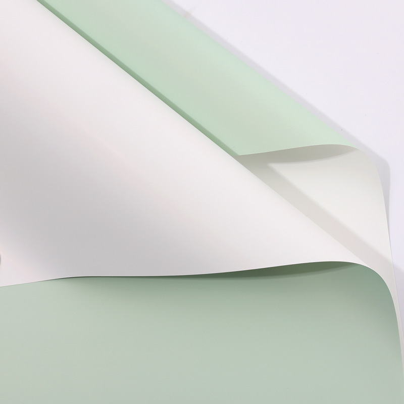 Papel de embalaje de flores de alta calidad al por mayor Papel Ouya impermeable de dos colores al por mayor Fabricante de papel de flores de bolsa de regalo hecho a mano creativo