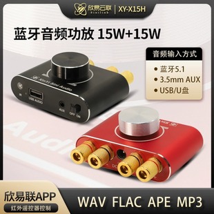 Fever level 15W stereo Bluetooth amplifier board 12V/24V speaker audio amplifier Bluetooth amplifier X15H
