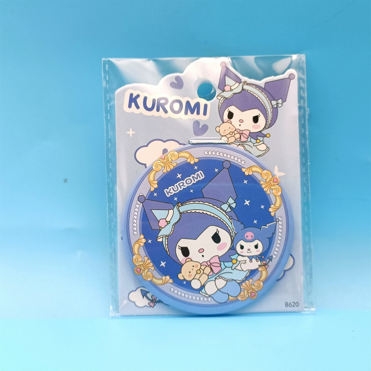 Sanrio, cute high quality handheld portable round mirror