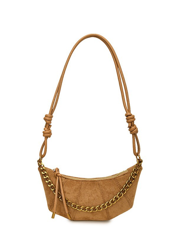 Bolso de bolsillo de moda retro para mujeres 2025 nuevo estilo coreano de moda de color sólido empalmado de alta calidad bolso de cor