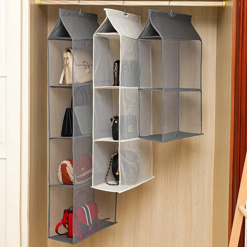 Многослойная кожаная сумка для хранения